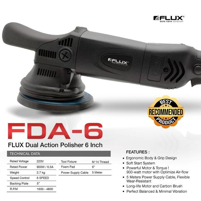 Mesin Poles Dual Action - Mesin DA FLUX 6inch Terbaik Di Kelasnya