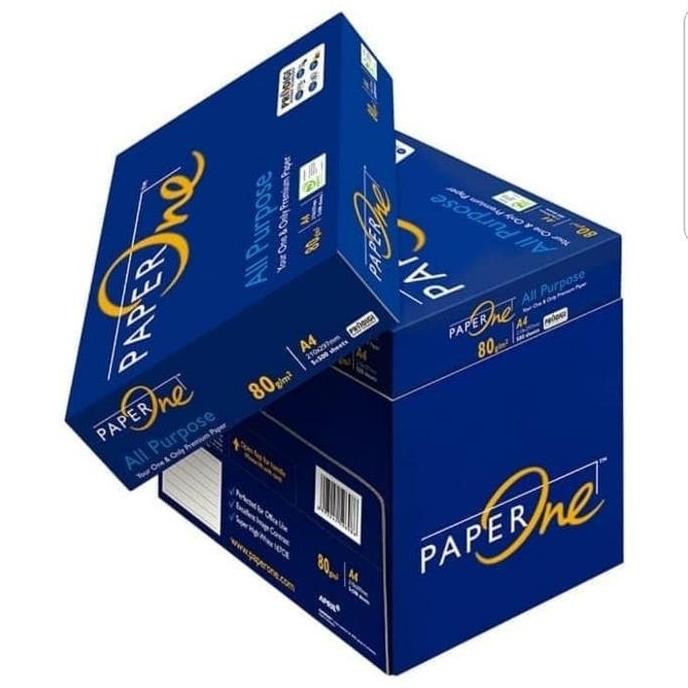 

TERLARIS - GOSEND!! KERTAS HVS FOTOCOPY A4 PAPERONE 80 GR MURAH [1 DUS 5 RIM]