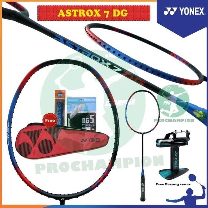 Raket Badminton Astrox 7Dg 7 Dg +Senar Bg66 Original