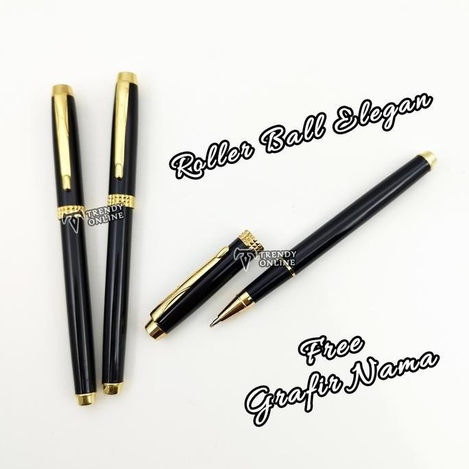 

Pulpen Ballpoint Classic Elegan Tr65 Free Grafir Custom Nama Logo