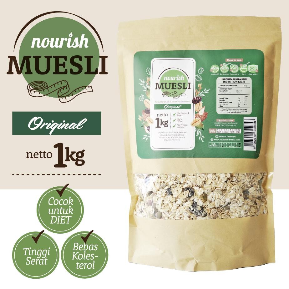 

Nourish Muesli Bebas Kolesterol Tinggi Serat 1Kg