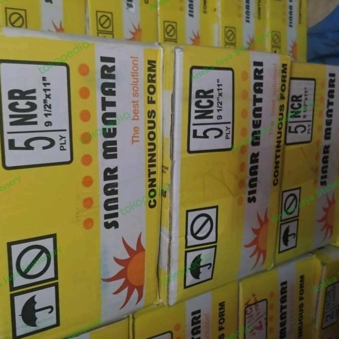 

BEBAS ONGKIR - continuous form sinar mentari 9.5 x 11, 5 ply full