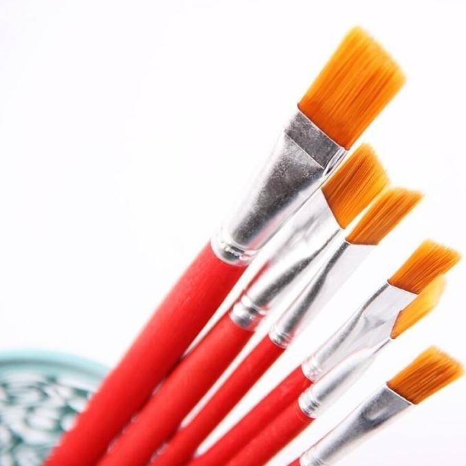 

Alat Tool Kuas Gagang Panjang Merah Pipih Lembut Untuk Servis Service