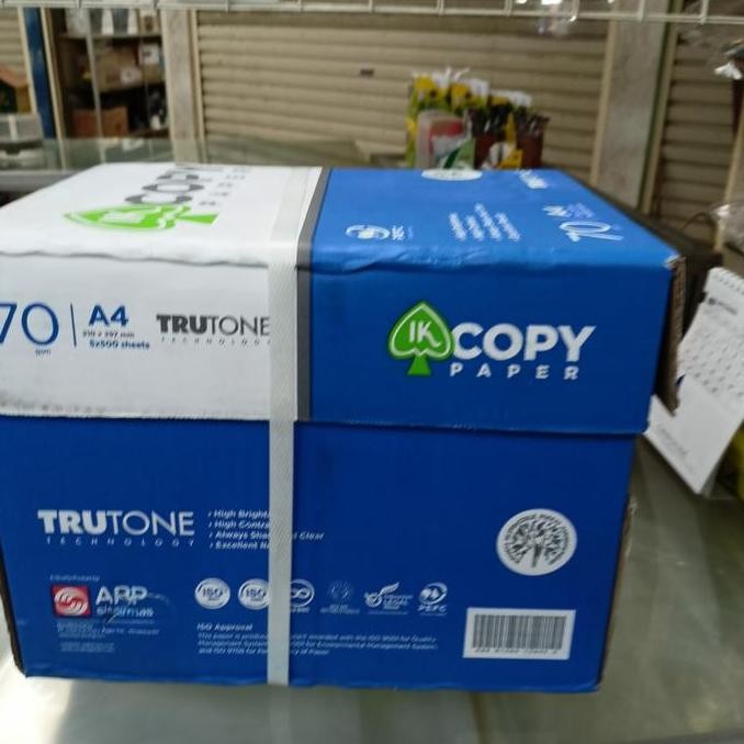 

NEW kertas HVS A4 Copy paper 70gr 5rim(1dus)