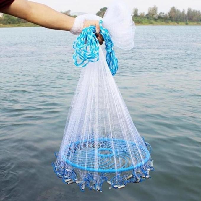 Jaring lempar 4.2M Jala Pancing ikan udang lempar siap pakai Throw Net