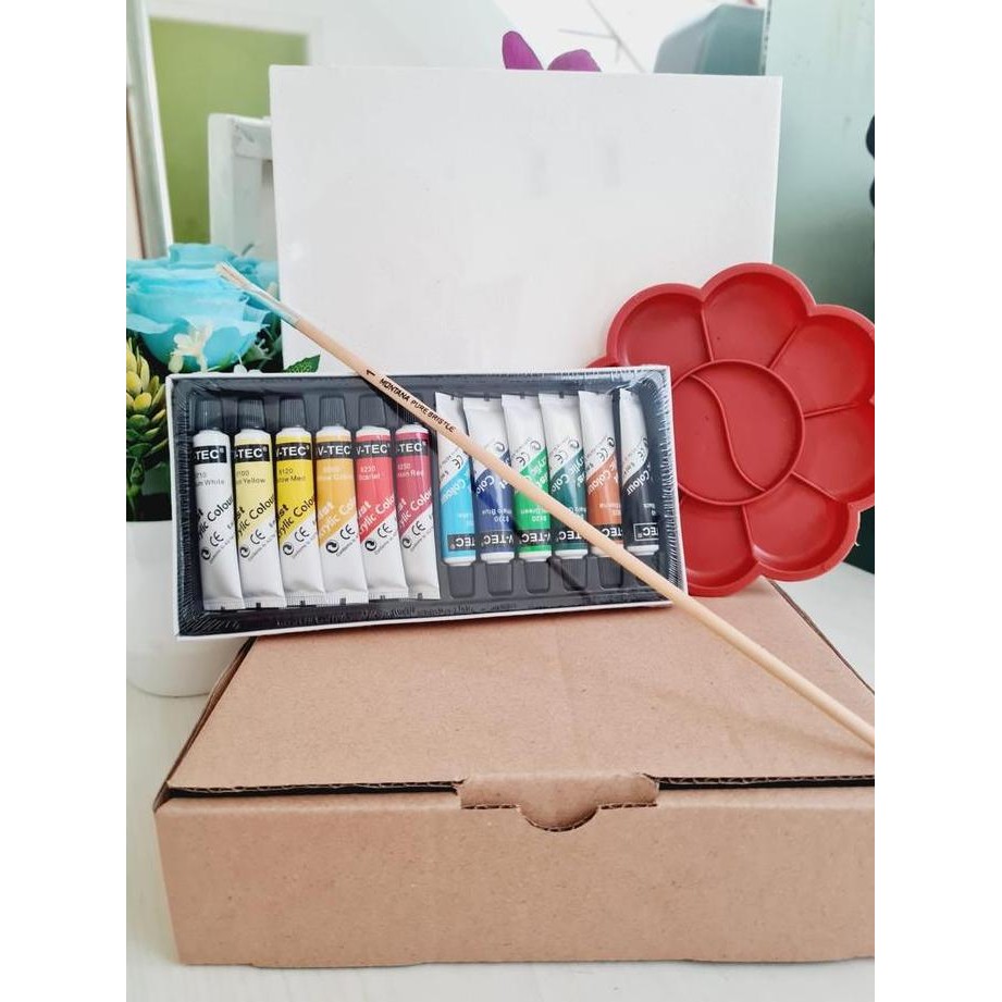 

Paket Delight set lukis kanvas vtec murah