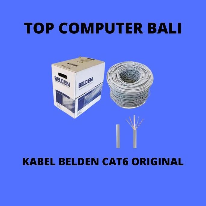 KABEL LAN BELDEN CAT6 / KABEL UTP BELDEN CAT 6 ORIGINAL ORIGINAL DAN TERPERCAYA