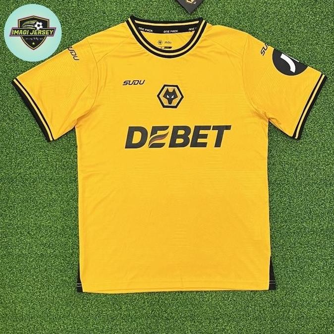 JERSEY BOLA WOLVERHAMPTON WOLVES HOME GRADE ORI IMPORT 2024 2025