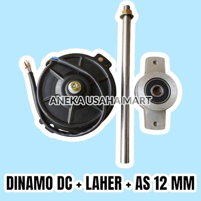 Paket Dinamo Dc + Dimmer Dc 5 A + Dimmer Dc 10A + Puli + Vanbelt Dinamo Merek Pokka Mesin Haru Manis
