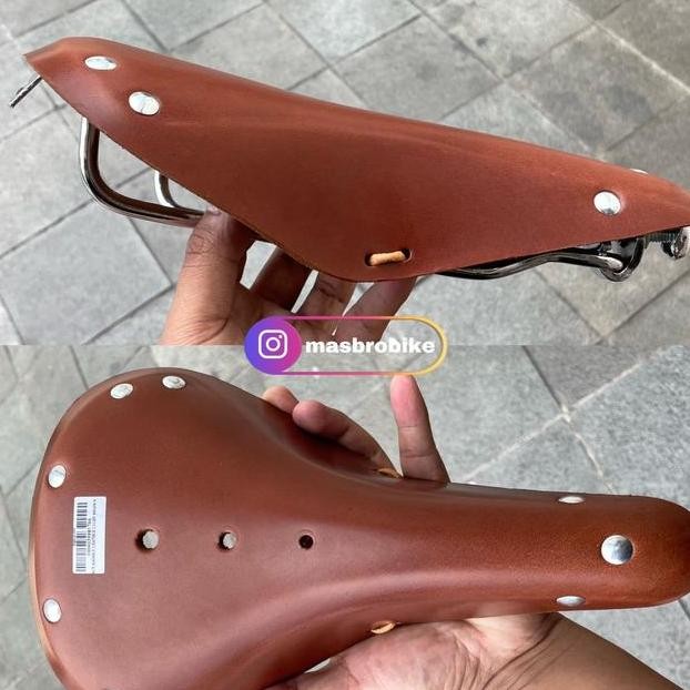 Sadel Aceoffix Kulit Saddle Kulit Aceoffix Coklat Hitam
