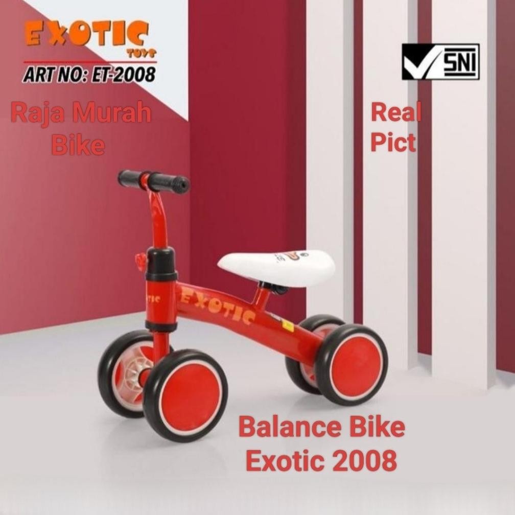 Terlaris Sepeda Anak Balance Bike Exotic 2008 Balance Bike Push Bike Exotic 2008 Sepeda Anak Balance