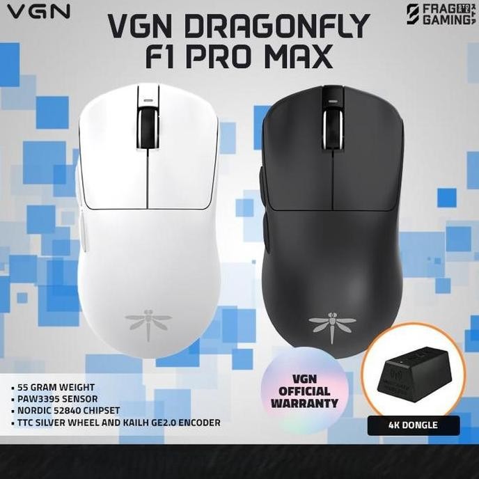 VGN Dragonfly F1 PRO MAX 4K Wireless Gaming Mouse VGNF1Pro F1PROMAX