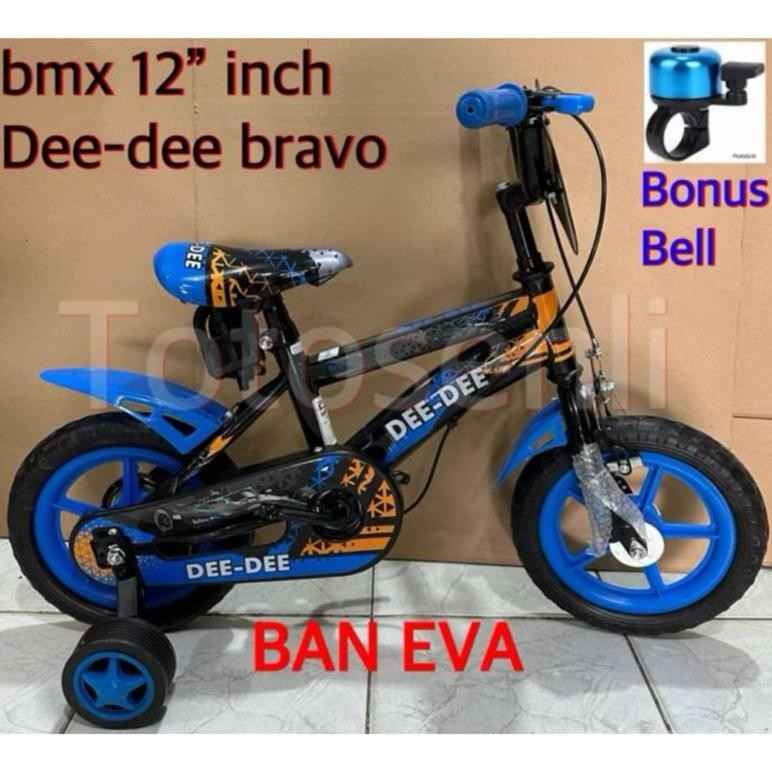Terlaris Sepeda Anak Laki Bmx 12 Dee-Dee Bravo Ban Eva // Karet