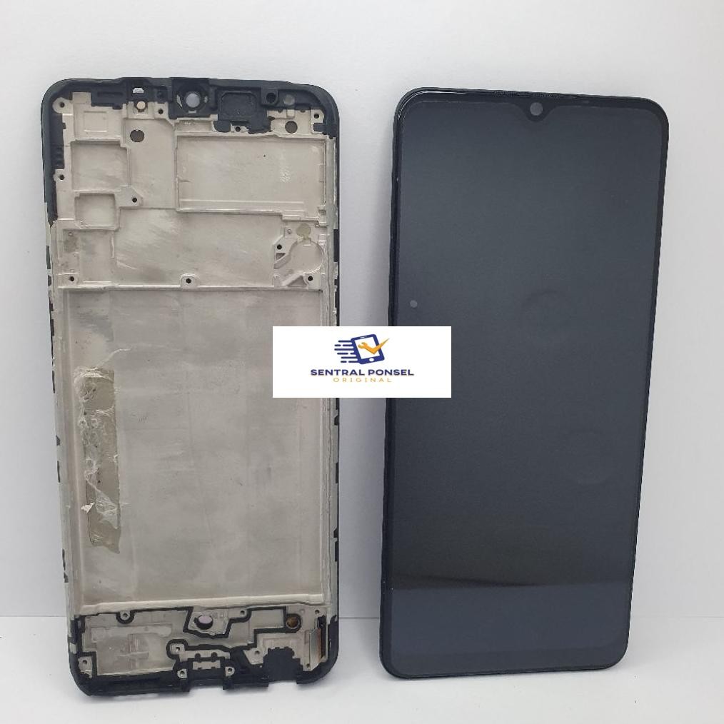 LCD Oppo A91 Fingerprint Original Fullset Frame Oppo A91