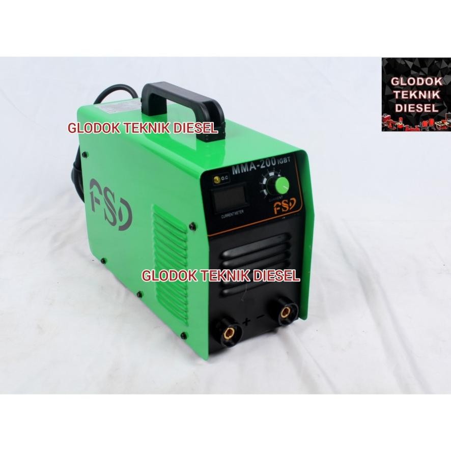 MESIN LAS INVERTER MMA 200 A IGBT TRAFO LAS INVERTER MMA 200A DIGITAL