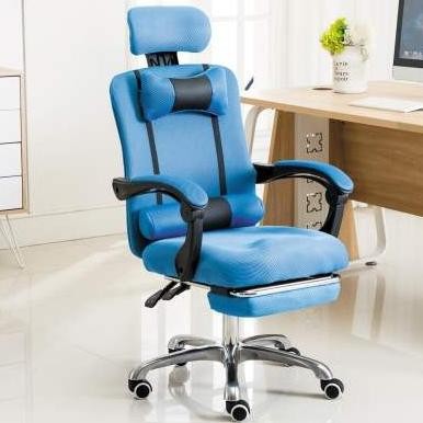 Kursi Kerja Kantor Staff Dengan Headrest Plus Bantal Headrest / Kursi Kantor Kursi Gaming Kursi Dire