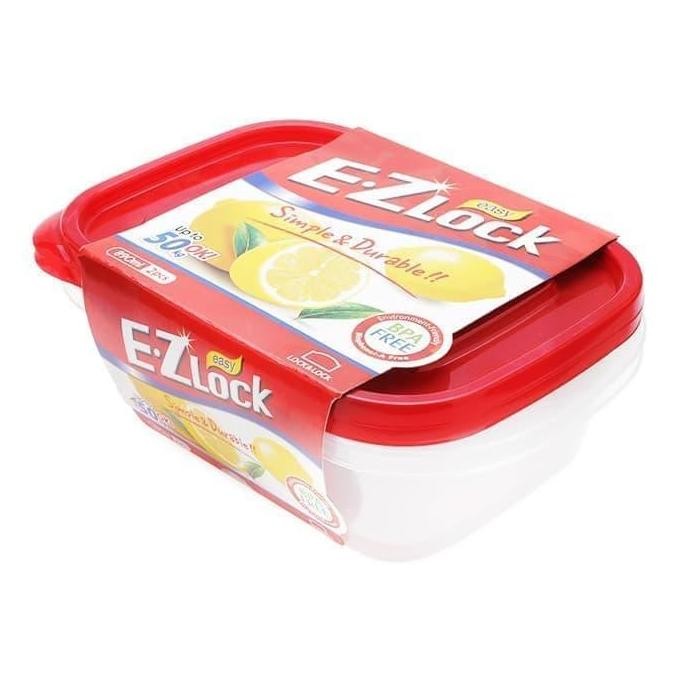 Lock & Lock Food Container EZ Lock Wadah Kedap Anti Tumpah