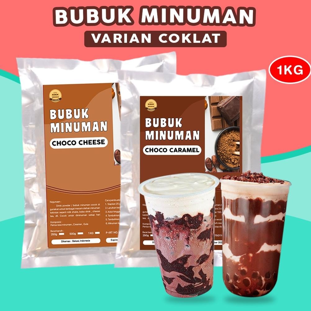 

BUBUK MINUMAN RASA COKLAT 1KG / BUBUK MINUMAN BOBA 1KG / SERBUK MINUMAN ANEKA RASA COKLAT 1KG / BUBUK MINUMAN KEKINIAN 1KG / SERBUK MINUMAN BOBA 1KG/ POWDER DRINK Nugi