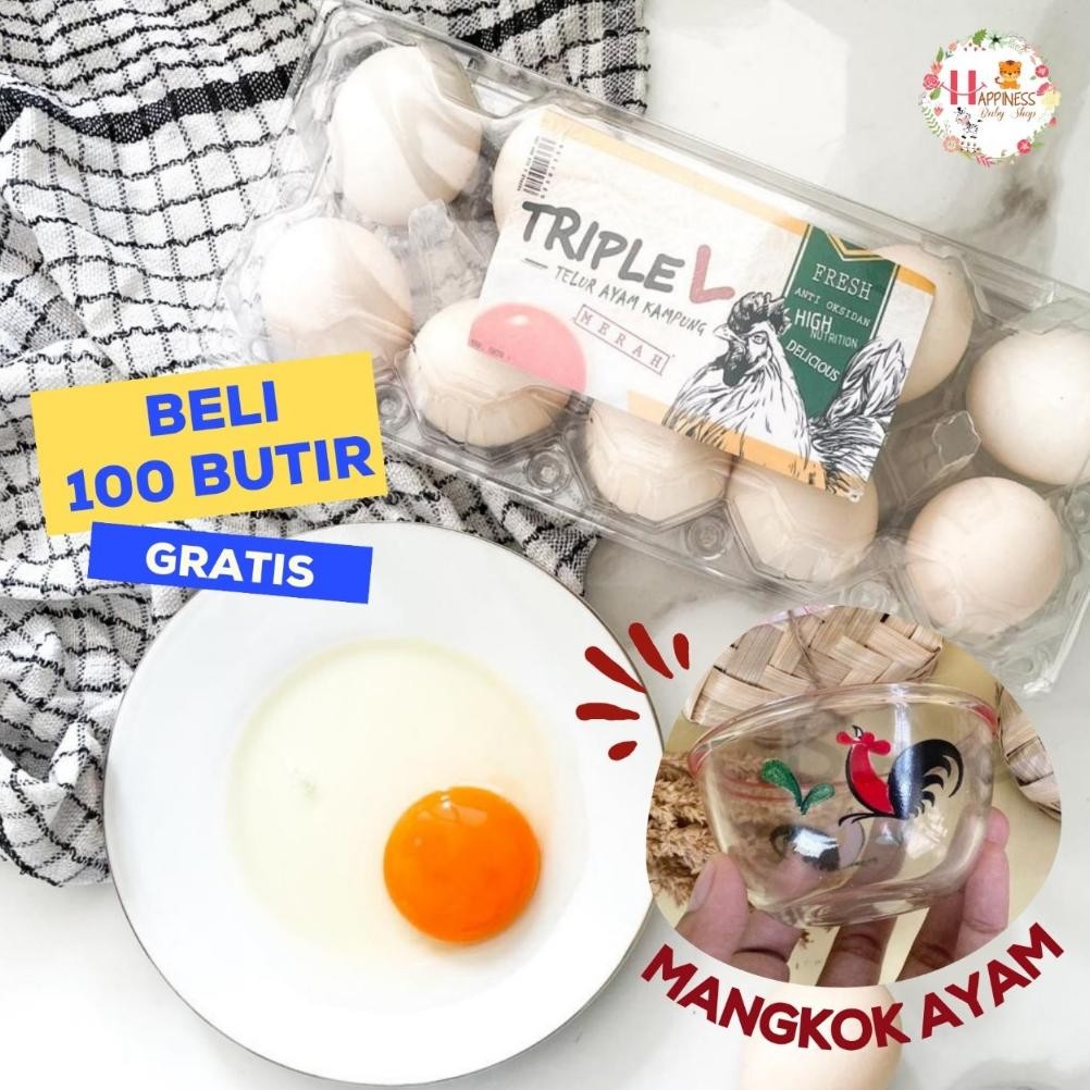 

(BANDUNG) TELUR AYAM KAMPUNG ARAB FRESH Nugi