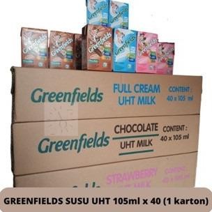

Greenfields Susu UHT Vanila Cokelat Strawberry 105 ml - isi 10 pcs 20 pcs 40 pcs Nugi