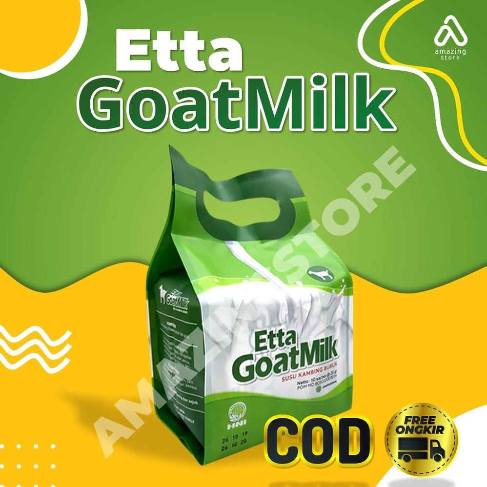 

ETTA GOAT MILK HNI HPAI | Susu Kambing HPAI | Herba Nutrisi Alami Stamina Nugi