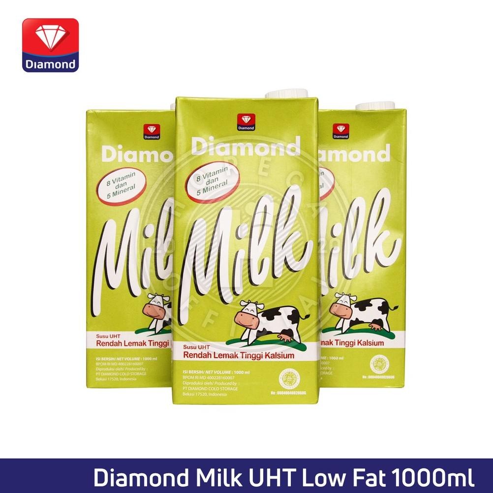 

Diamond UHT Low Fat 946ml / Susu UHT Rendah Lemak 946ML Nugi