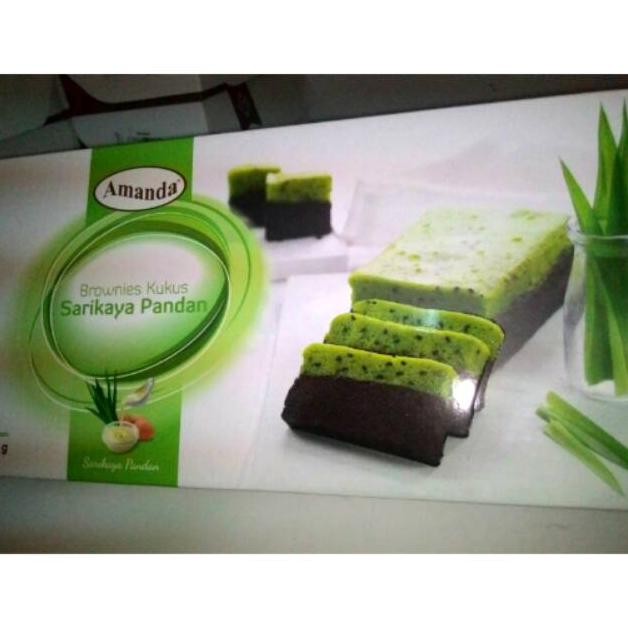 

Brownie Kukus Amanda - Rasa Sarikaya Pandan Nugi