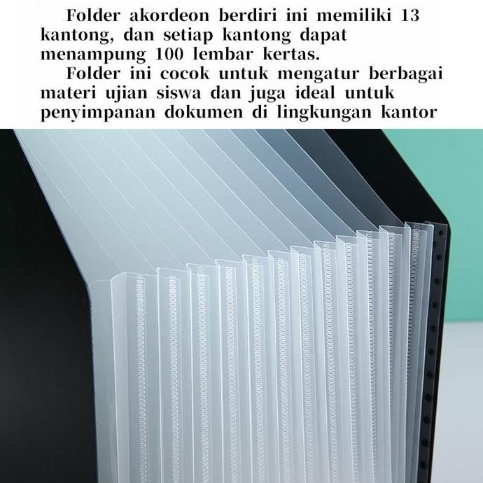 

Standing File A4 / File Folder Document Bag Organizer / Tas Dokumen File 13 Sekat