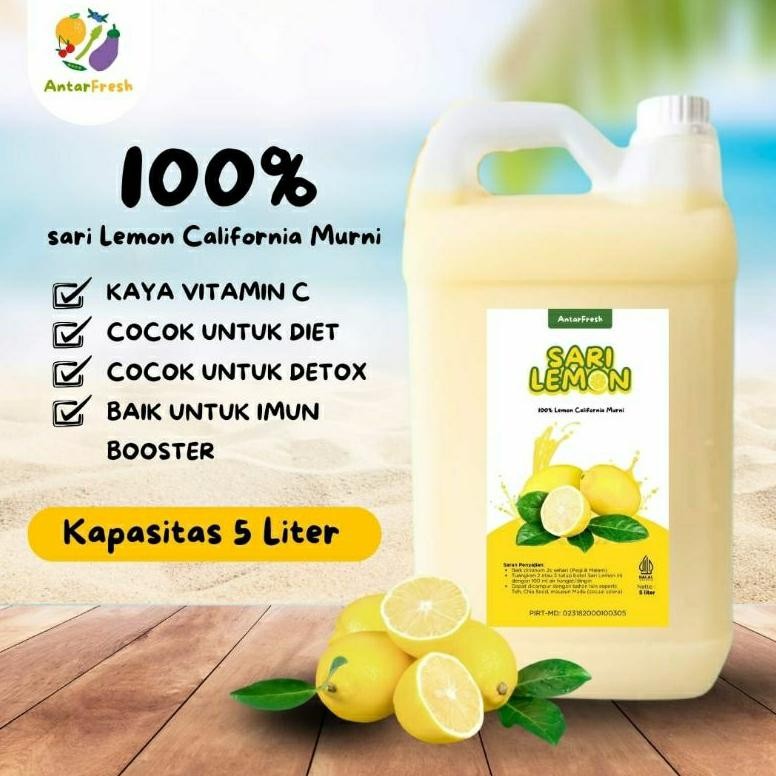 

AntarFresh /Sari Lemon California 5 Liter / Bantu Diet Detox Tubuh /harga lebih hemat Nugi