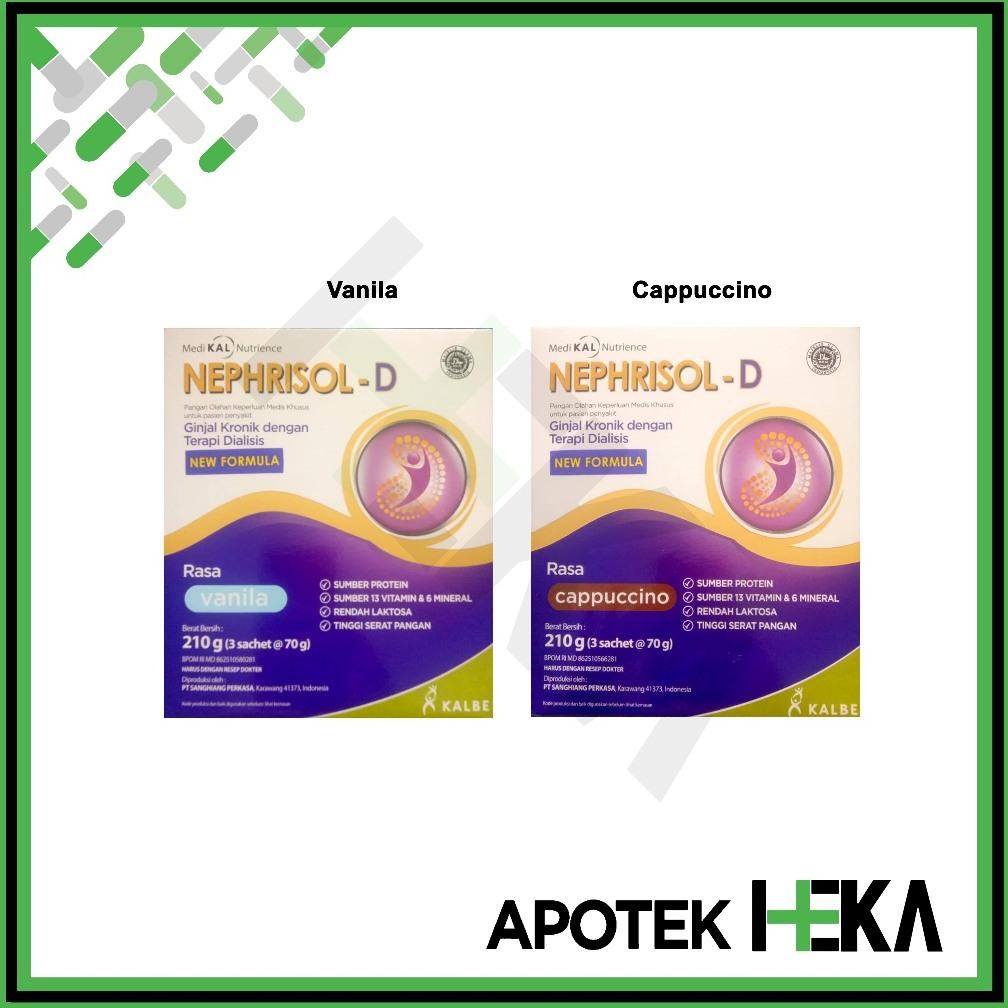 

Nephrisol-D Vanila / Cappucino 210 gram - Susu Pasien Ginjal Dialisis [Depok] Nugi