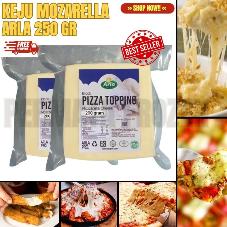 

Keju Mozarella Arla 250 Gram (HALAL) / Mozarella Cheese Molor Nugi