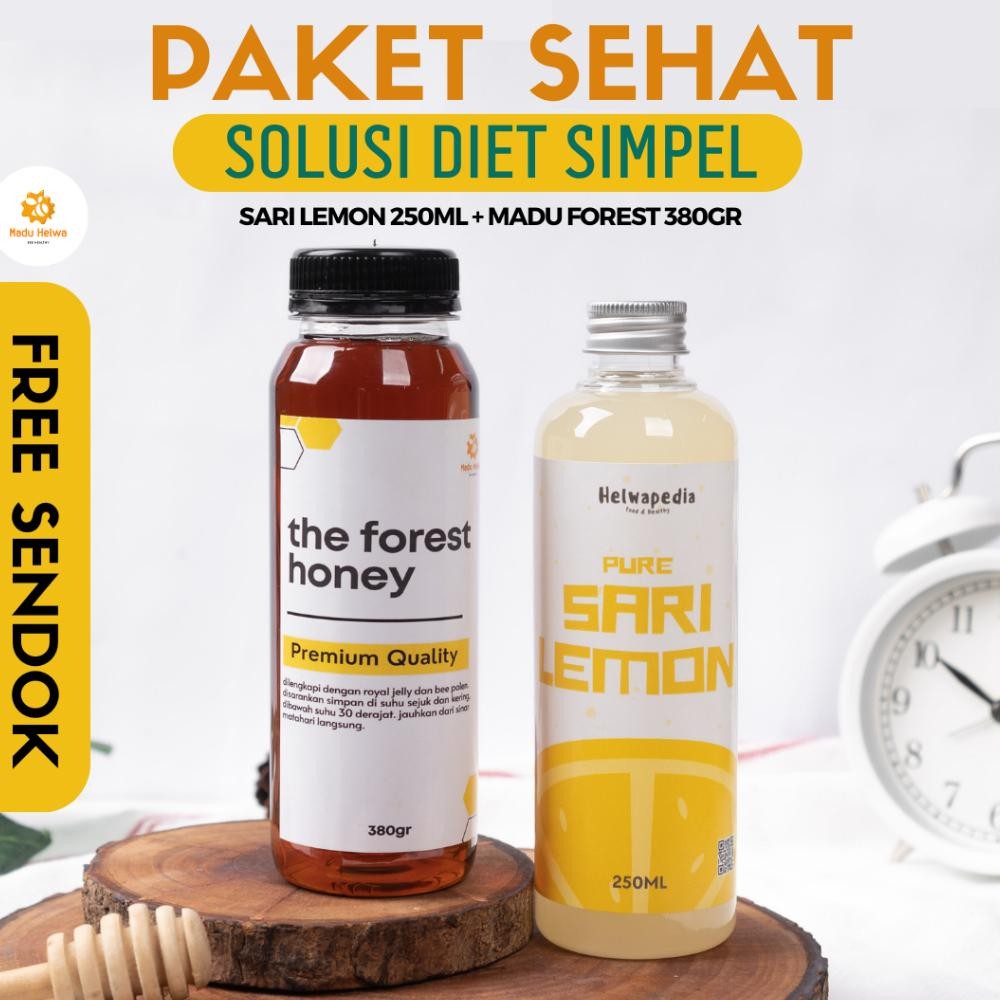 

Paket madu lemon murni sari lemon Nugi