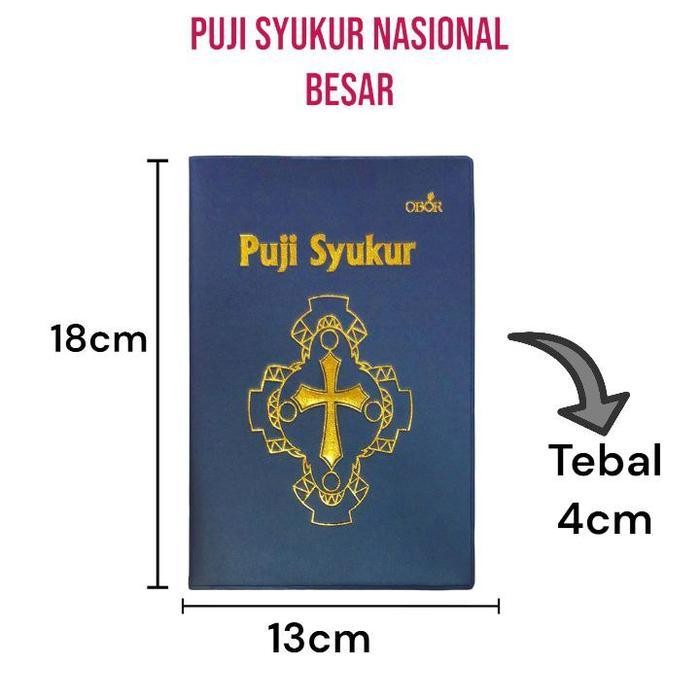 

Bt Puji Syukur Nasional Kecil (Edisi Revisi Terbaru) Buku Nyanyian Gereja + Sampul Puji Syukur