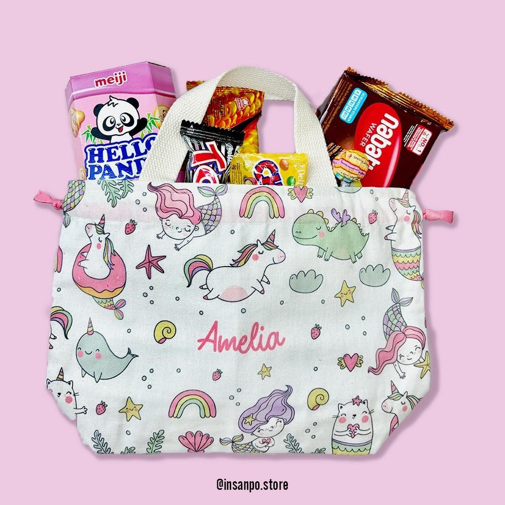 

Goodie Bag Hampers Mini Totebag Custom Ukuran 20x20 Nugi