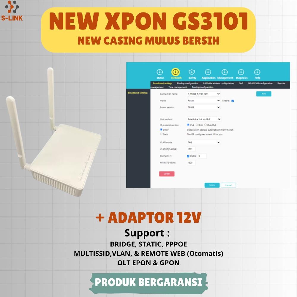 NEW XPON EPON-GPON GS3101 Nugi