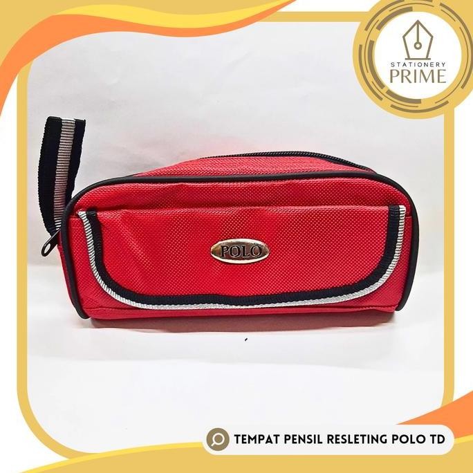 

Tempat Pensil / Pencil Case Resleting Bahan Kain Polo Td [Piece]