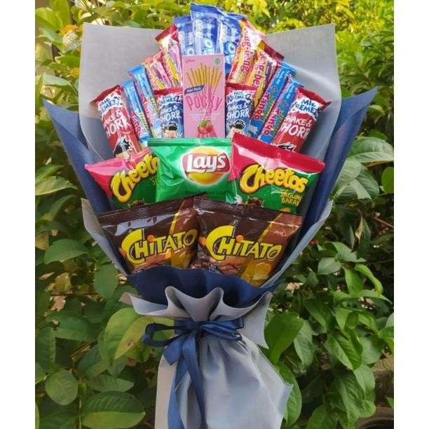 

Buket Snack BIG KEREN PREMIUM/paket/bingkisan Snack Ulang Tahun/Ultah/ Wisuda/Kado/Hadiah Nugi
