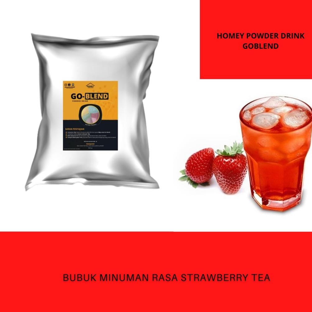 

Bubuk Minuman STRAWBERRY TEA 1Kg / Bubuk Minuman Rasa Strawberry Tea Powder 1 kg Nugi