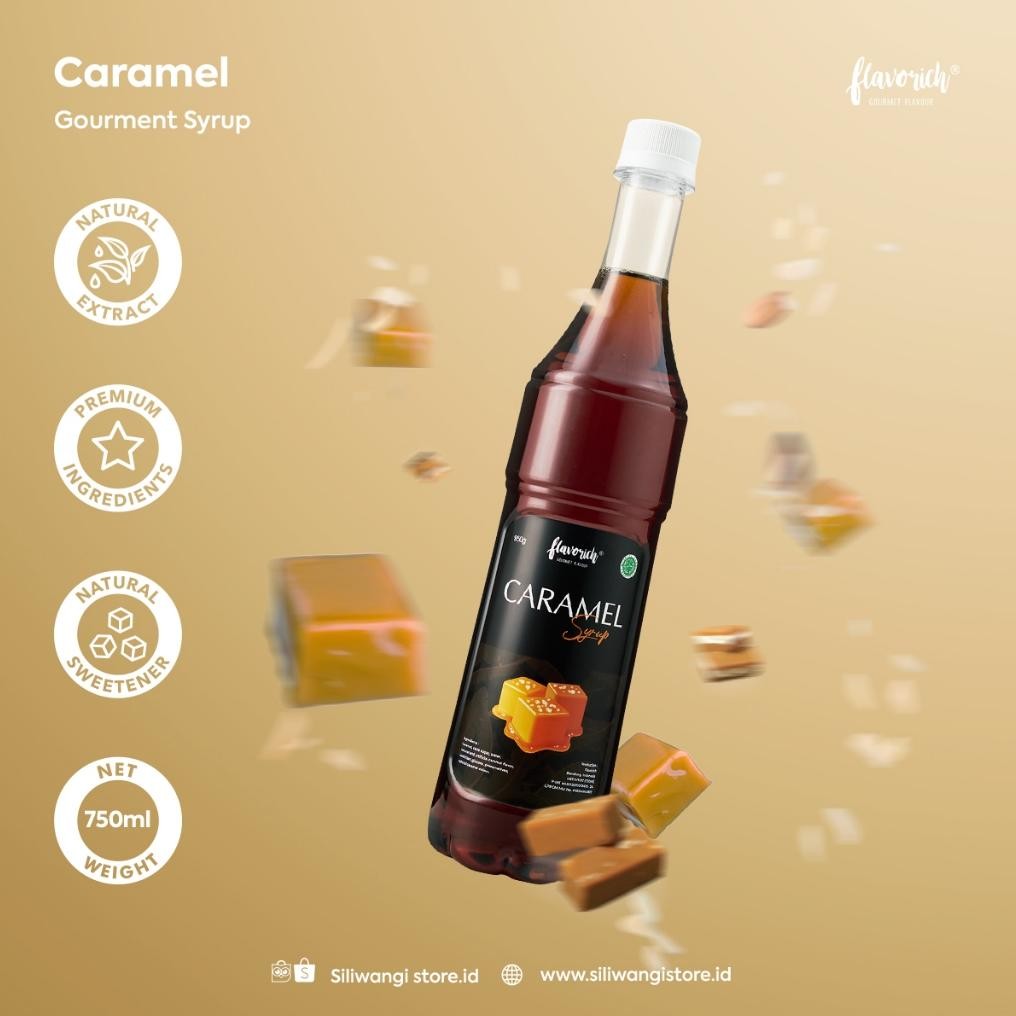 

FLAVORICH - Sirup Caramel / Gourmet Syrup / Sirup Untuk Hotel, Restaurant and cafe. Nugi
