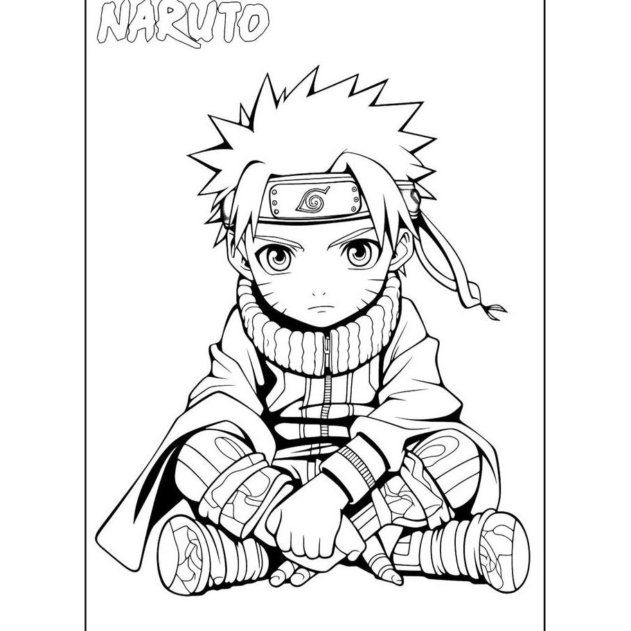 

DDM Kertas Gambar Mewarnai Tema NARUTO ANIME