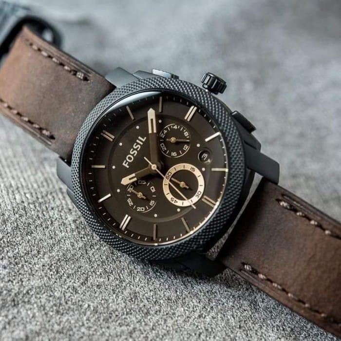 Fossil Fs4656 Original Jam Tangan Pria Chrono Aktif Free Box Ori