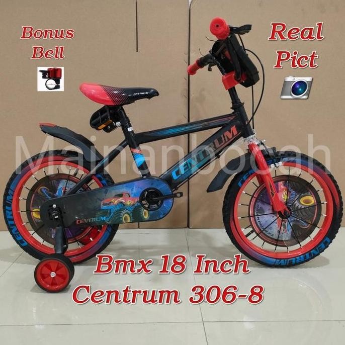 Terlaris Termurah Bmx Centrum 306-8 18 Inch Sepeda Anak Bmx 18 Centrum 306-8