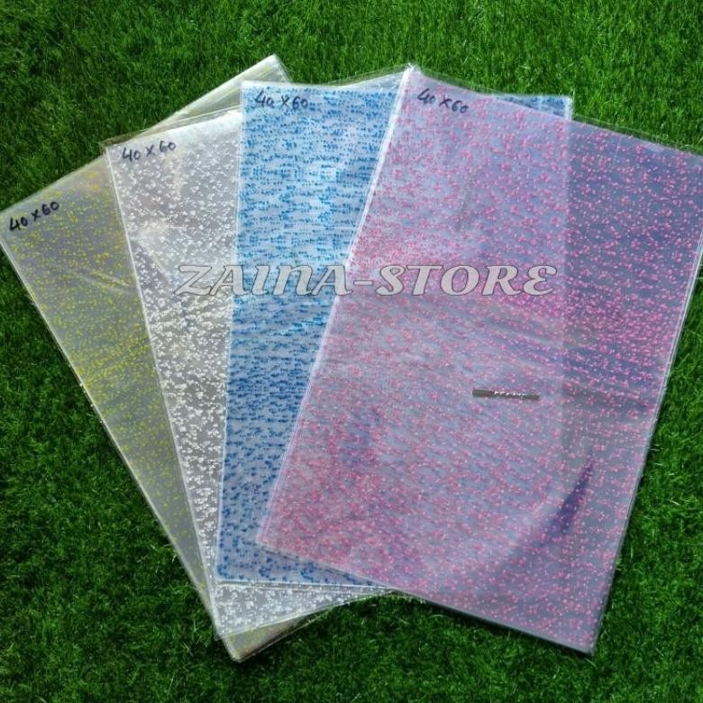 

Opp flower tebal ukuran 40x60cm plastik parcel plastik snack isi 12pcs Nugi
