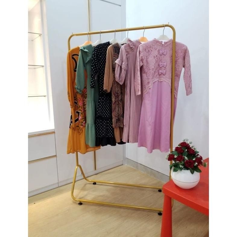Terlaris Gawang Baju Kaki 2 Gantungan Gawang Baju Gawang Display Baju Jemuran Baju Besi Tinggi 170Cm