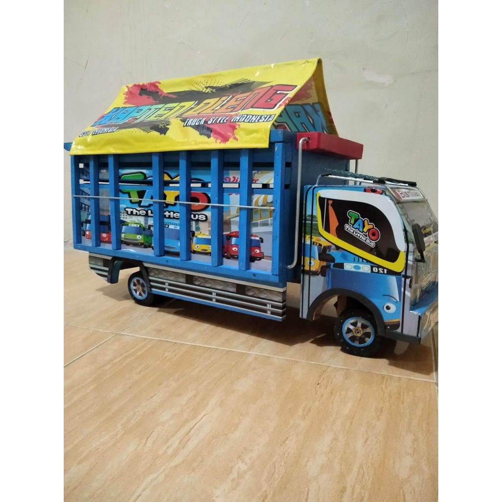 Promo truk oleng kayu   jumbo terlaris bisa dinaiki P 60 cm