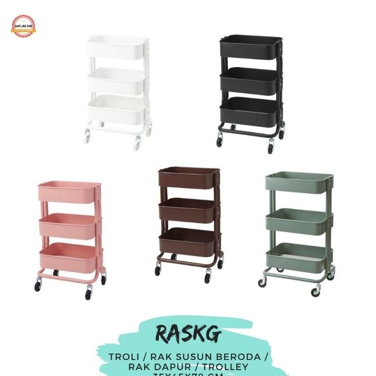 Terlaris Troli Ikea, Troli Serbaguna, Troli Beroda, Raskog