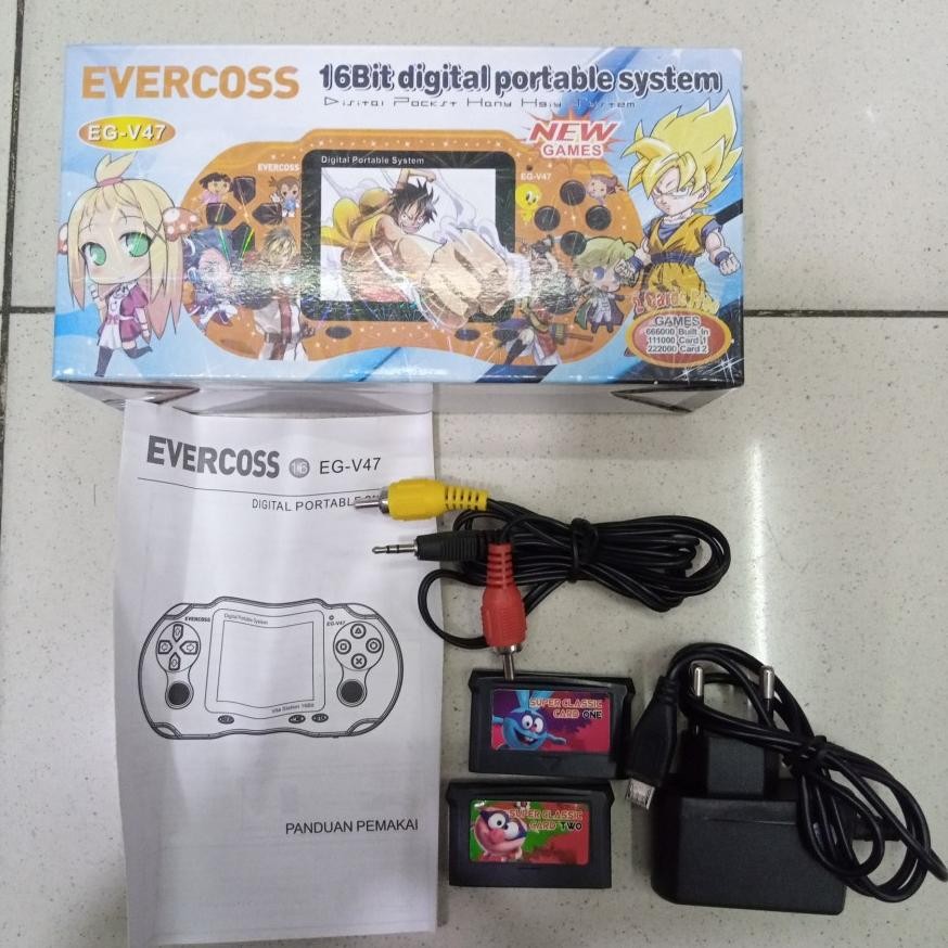 PVP EVERCROS PSP CINA GAMEBOT PORTABLE RETRO MARIO WISH GAME NINTENDO - Random
