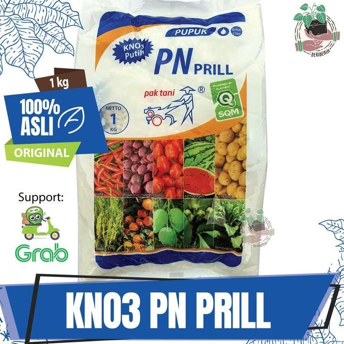 Pupuk Tanaman Kno3 Putih Pn Prill Pak Tani Pril Nitrat Potasium
