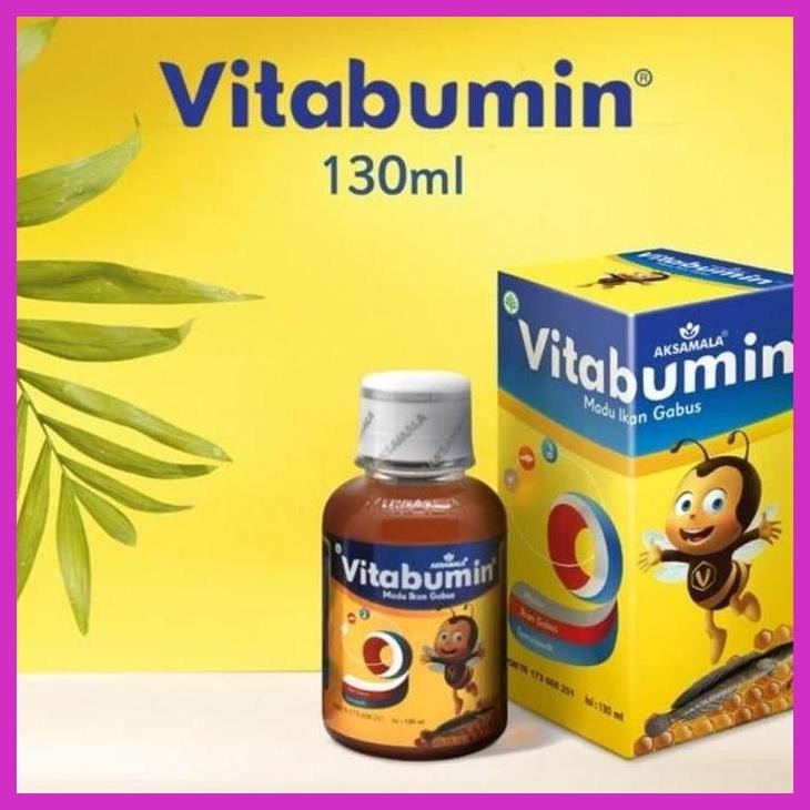PROMO VITABUMIN MADU DAN IKAN GABUS 130 ML - VITAMIN ANAK PREMIUM  QUALITY FASHION ANAK & BAYI