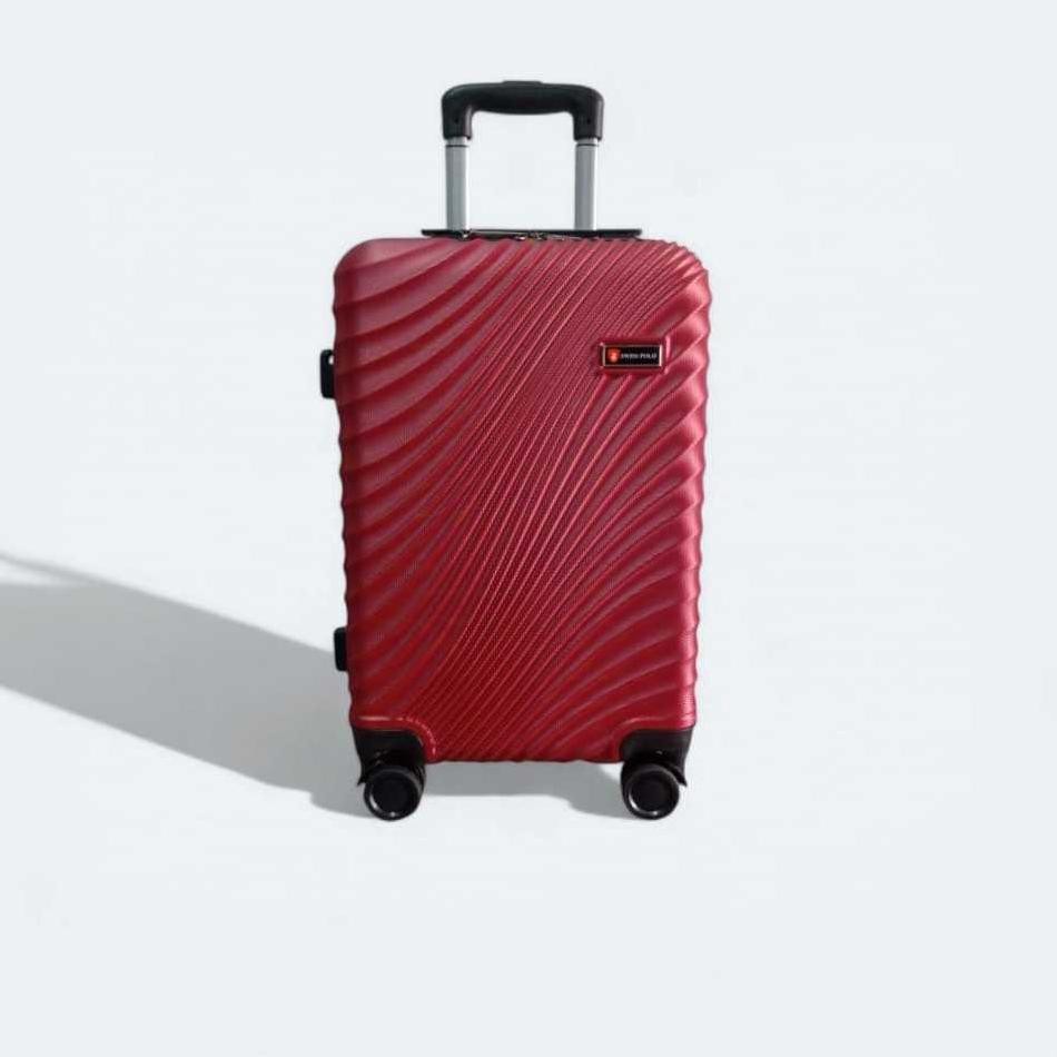 Terlaris Koper Polo Swiss Premium 20 Inch Merah Ati Merah Maroon Koper Cabin
